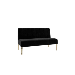 Valentina Loveseat - Black