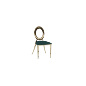 Olivia Chair - Emerald Gold Ring